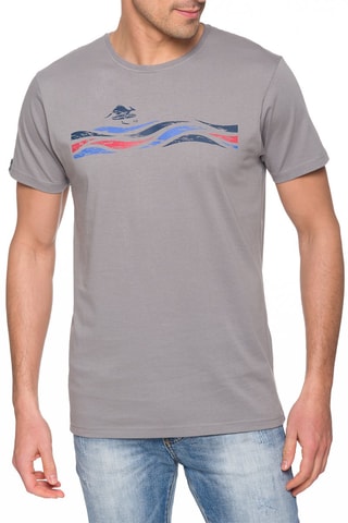 T-shirt Twister Lichtgrijs