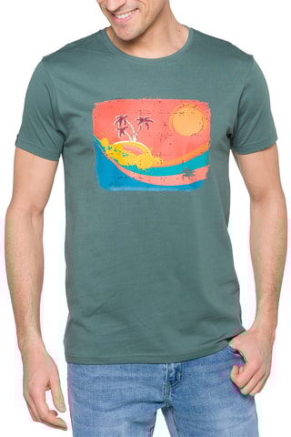 Regular T-shirt Mirage - Groen