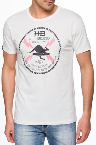 T-shirt regular Soulsurf - Wit