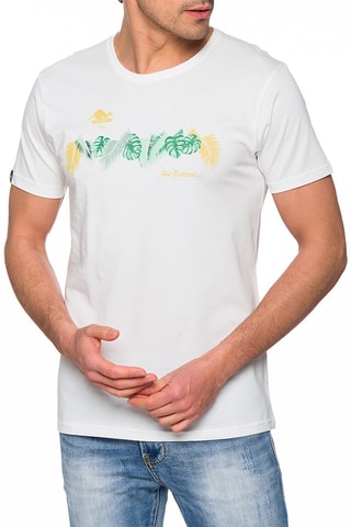 T-shirt Aloha - Wit
