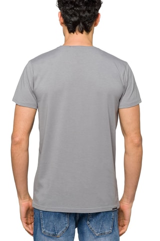 T-shirt regular Wings - Lichtgrijs