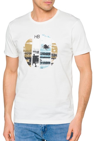 T-shirt regular Break - Wit