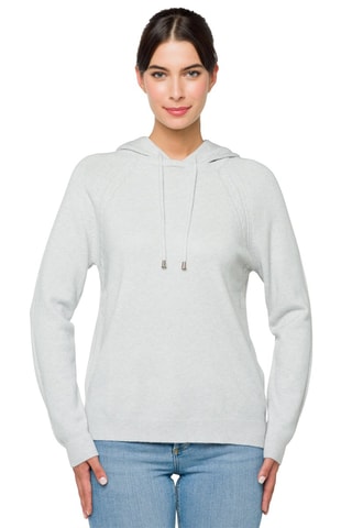 Sweater met Capuchon Clothilde - Parelgrijs