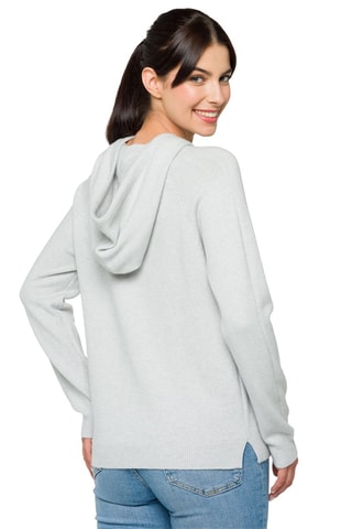 Sweater met Capuchon Clothilde - Parelgrijs