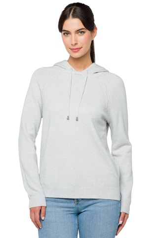Sweater met Capuchon Clothilde - Parelgrijs