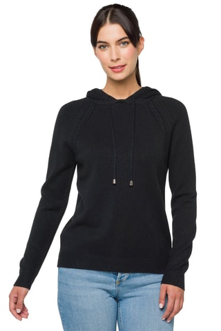 Sweater met Capuchon Clothilde Zwart