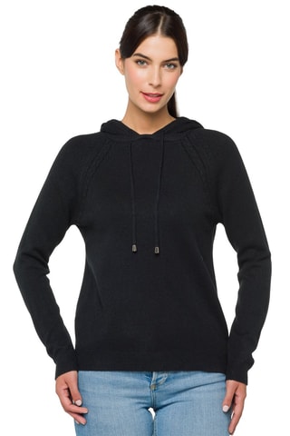 Sweater met Capuchon Clothilde Zwart