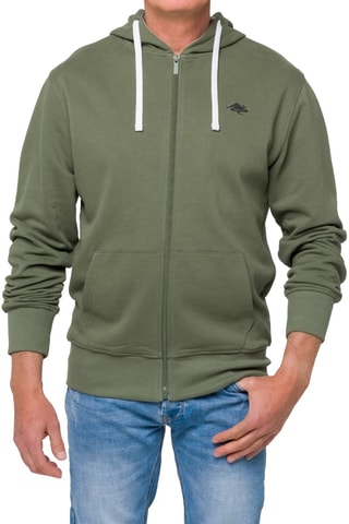 Sweater Regular Kangaroo - Kaki en Zwart