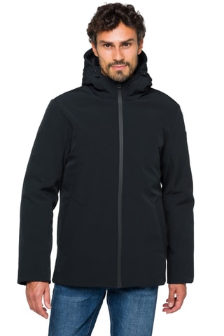 Parka Regular Fit met Capuchon Tambora - Zwart