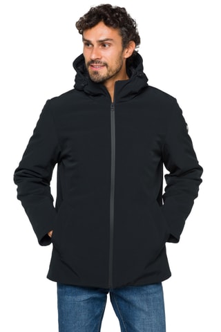 Parka Regular Fit met Capuchon Tambora - Zwart