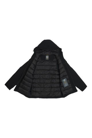 Parka Regular Fit met Capuchon Tambora - Zwart