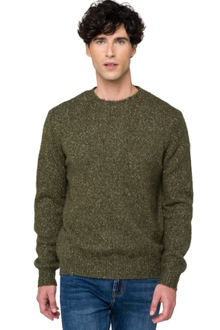 Wollen en Mohair Trui Alaska - Groen