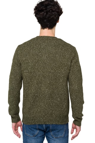 Wollen en Mohair Trui Alaska - Groen