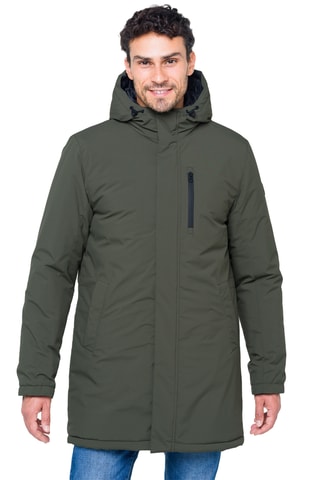 Parka Regular Fit met Capuchon Latemar - Kaki