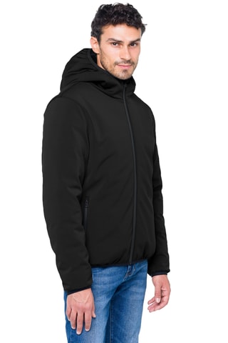 Parka Regular Fit met Capuchon Andaz - Zwart