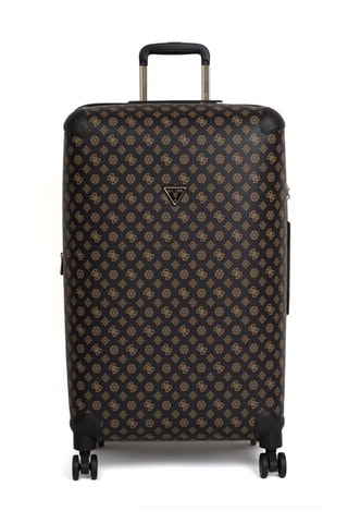 Valise grand volume Wilder - Noir et marron - 77 cm