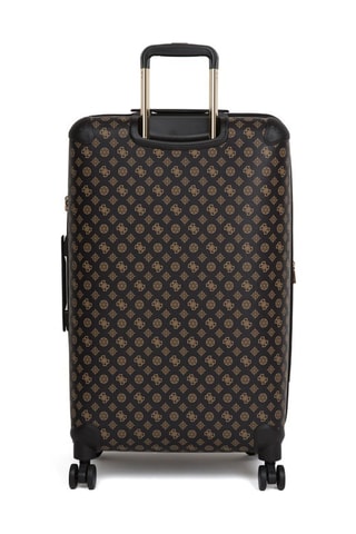 Valise grand volume Wilder - Noir et marron - 77 cm
