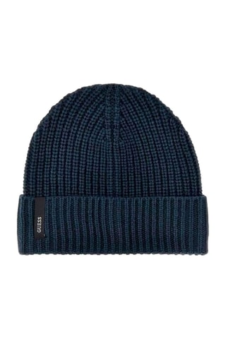 Bonnet en laine - Bleu canard