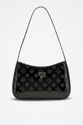 Sac porté épaule verni Amela - Noir