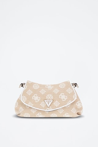 Sac bandoulière - Beige et blanc