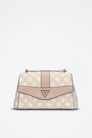 Sac bandoulière - Beige et blanc