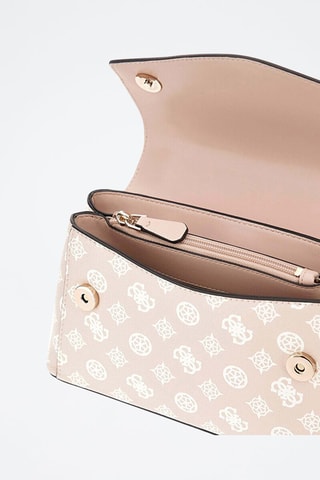 Sac bandoulière - Beige et blanc