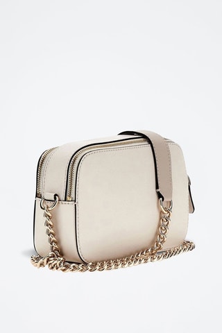 Sac bandoulière Noelle - Ecru et taupe