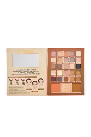 Paleta de 25 sombras - Cor de pele - Olhos e rosto - 42,5 g