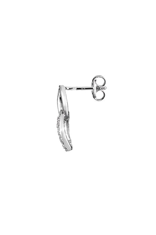 Boucles d'oreilles Forever Linked Or blanc et diamants
