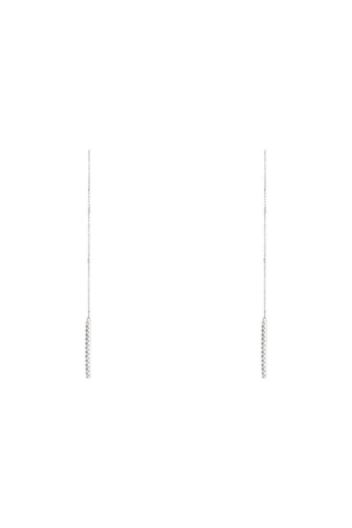 Boucles d'oreilles Antisa Or blanc et diamants