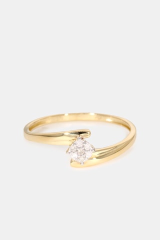 Bague Éclat d'Aurore - Or jaune et diamants