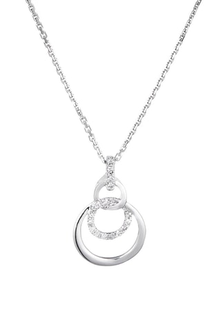 Pendentif Nola Or blanc et diamants