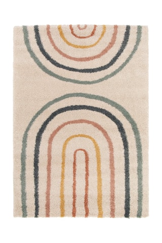 Tapis Mimosa - Crème et vert sauge