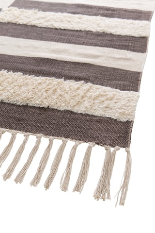 Tapis Java - Marron et crème