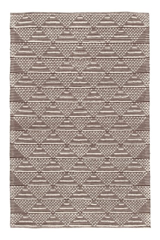 Tapis en laine Polka - Marron