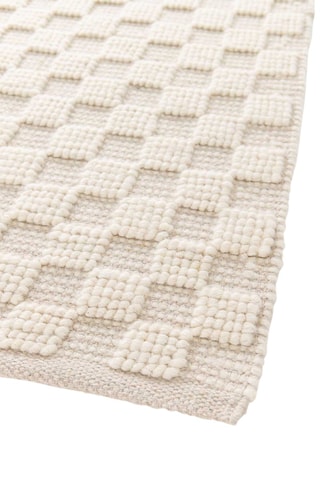Tapis en laine Polka - Blanc