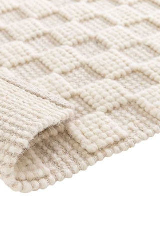 Tapis en laine Polka - Blanc
