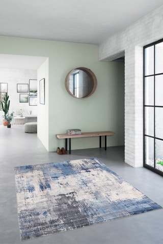 Tapis Velvet - Bleu