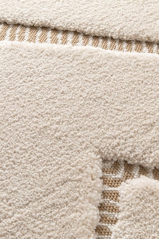 Tapis Masha - Crème et marron