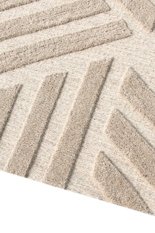 Tapis en laine Torano - Ivoire et beige
