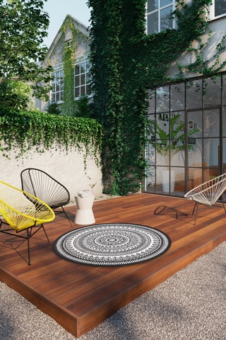 Tapis Essenza - Noir et blanc