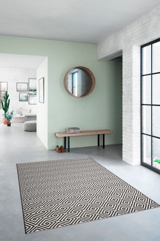 Tapis Lucina - Noir et blanc