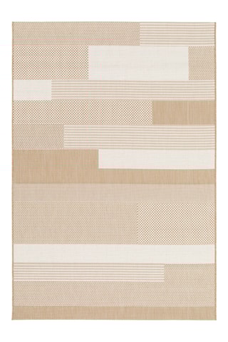 Tapis Essenza - Beige et blanc 