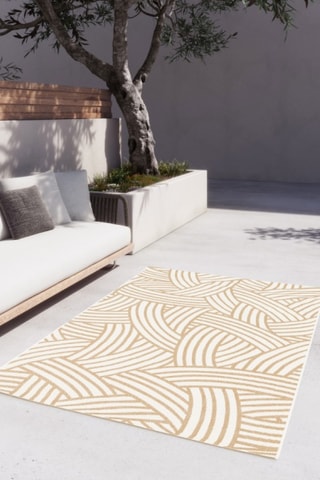 Tapis Essenza - Beige et blanc 