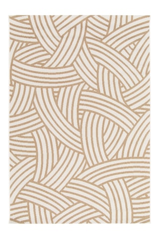 Tapis Essenza - Beige et blanc 
