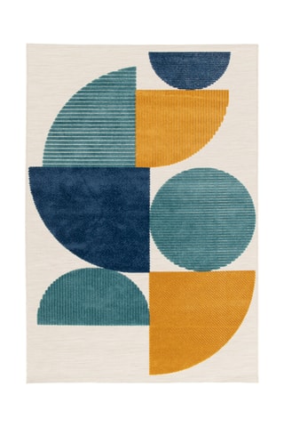 Tapis Mambo - Bleu et orange