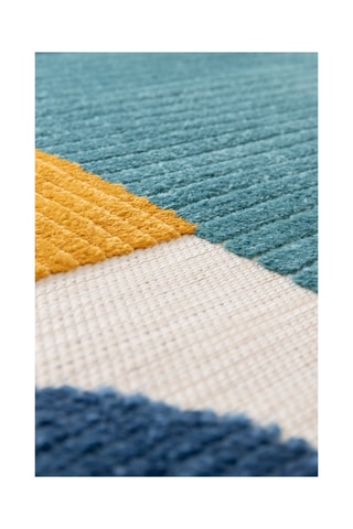 Tapis Mambo - Bleu et orange