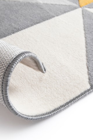Tapis Canvas - Gris et orange
