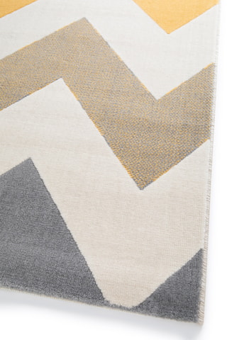 Tapis Canvas - Orange et beige