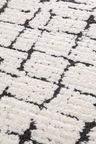 Tapis Isola - Ecru et noir